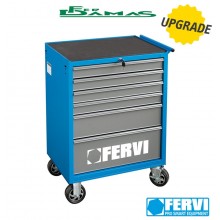 CARRELLO COMPLETO DI 113 UTENSILI FERVI ART.C900/CC01